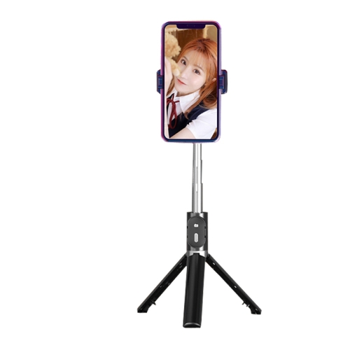 

P60 Fill Light Bluetooth Mobile Phone Selfie Stick(Black)