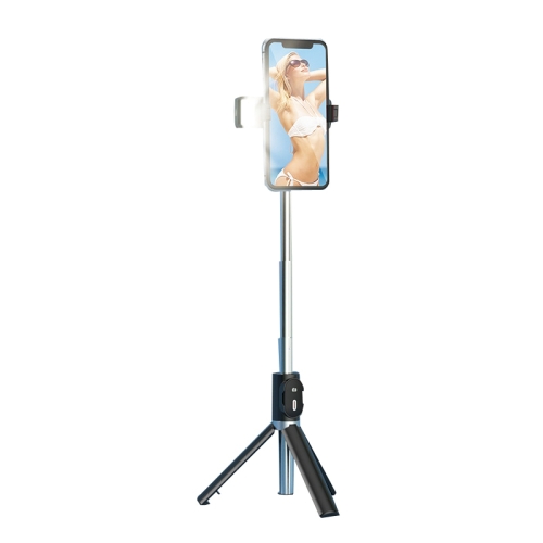 

P60D Fill Light Bluetooth Mobile Phone Selfie Stick(Black)