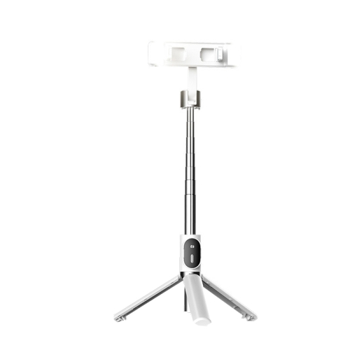 

P60D-2 Fill Light Bluetooth Mobile Phone Selfie Stick(White)