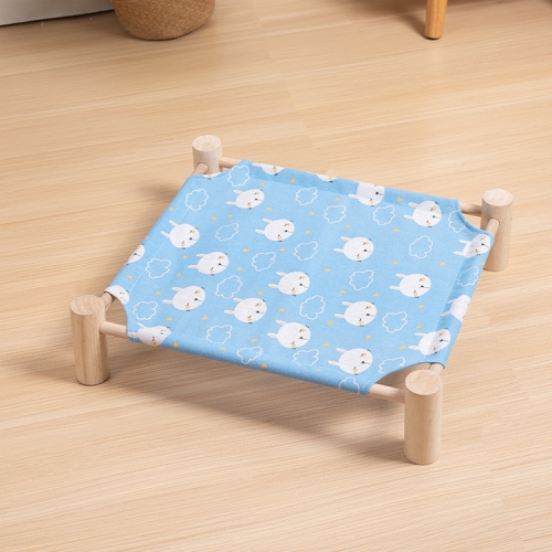 

45x50cm Four Seasons Universal Removable And Washable Pet Bed Pet Nest, Style:Blue Bunny