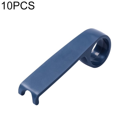 

10 PCS Creative Anti-dirty Ring Toilet Lid Lift Toilet Accessories(Dark Blue)