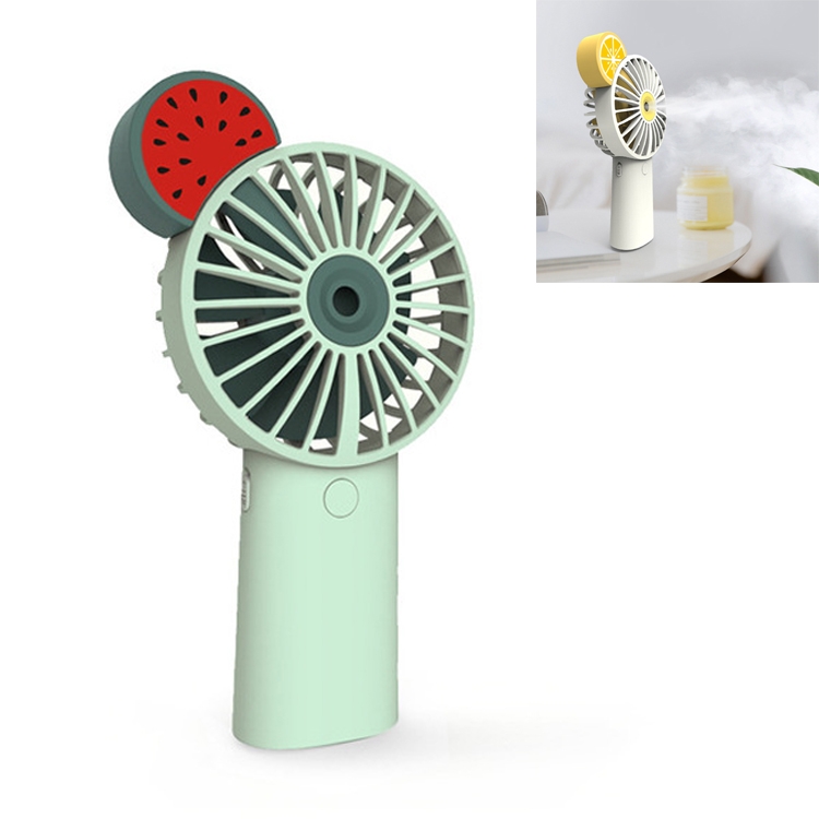 

Fruit Charging USB Handheld Spray Humidifying Pocket Fan(Green)