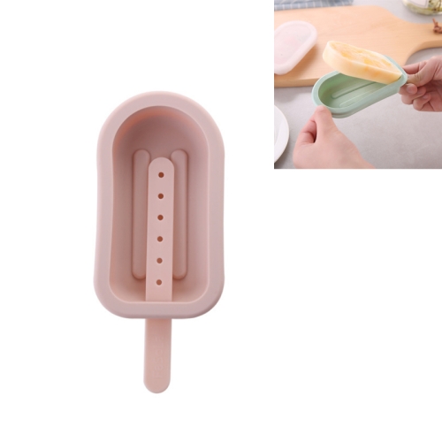 

DIY Silicone Popsicle Ice Cream Mold Creative Cute Summer Popsicle Stick Ice Lattice, Style:Regular Large(Lotus Pink)