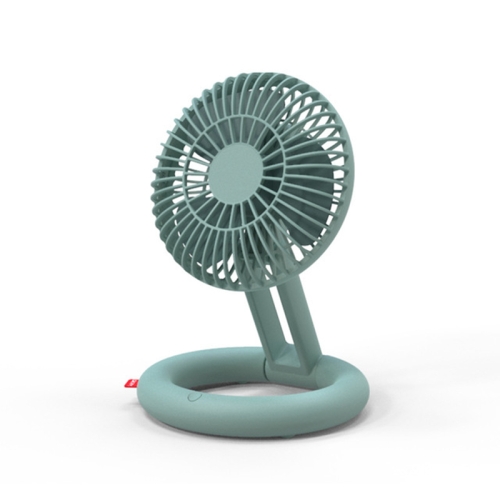 

Desktop Folding Fan USB Charging Circulation Fan Mini Handheld Portable Laying Fan(Green)