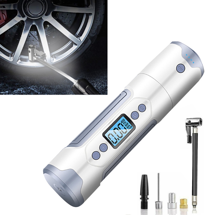 

Multifunctional Wireless Intelligent Vehicle Air Pump(White)