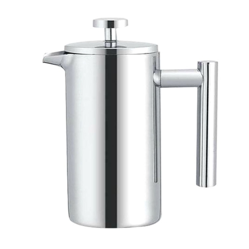 

304 Stainless Steel French Pressure Coffee Pot Hand Made Tea Pot, Capacity:800ml