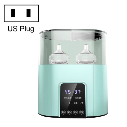 

NUBITE N20 2 In 1 Double Bottle Warmer Sterilization Machine, Plug Specifications:, Plug Type:US Plug(Green)