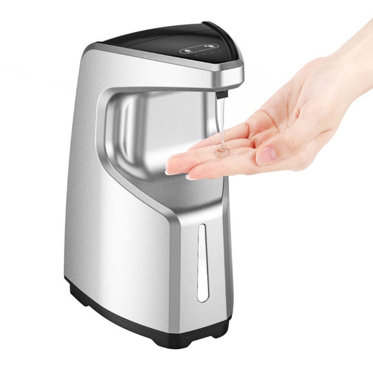 

PONYOASH Intelligent Induction Soap Dispenser Automatic Alcohol Gel Disinfection Commercial Soap Dispenser(Silver)