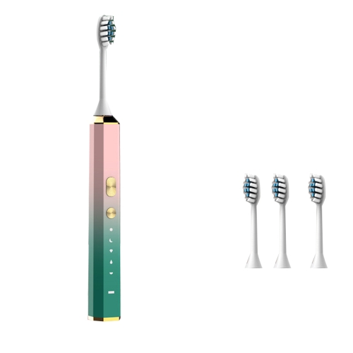 

V6 Adult Magnetic Levitation Sonic Household Smart Electric Toothbrush Couple Soft Toothbrush, Style: Charge Model(Coral Pink)