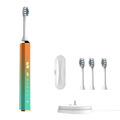 

V6 Adult Magnetic Levitation Sonic Household Smart Electric Toothbrush Couple Soft Toothbrush, Style: Wireless Charge Model(Vibrant Orange)