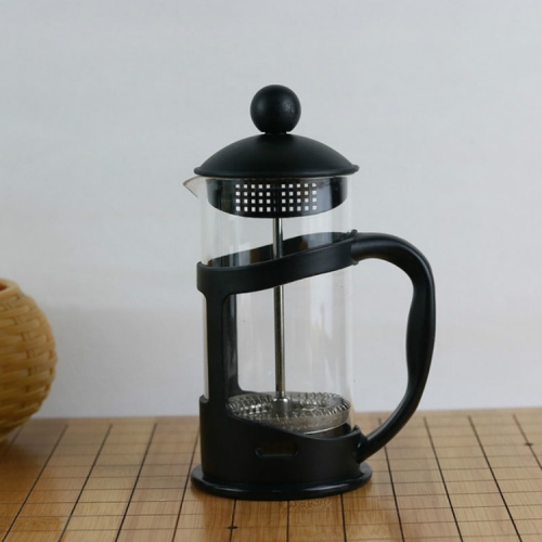 

High Borosilicate Coffee Filter Pot Brewing Teapot Hand Punch Coffee Pot Milk Frother, Specification:1000ml