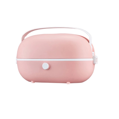 

Office Workers Can Plug In Electric Cooking Self-Heating Insulated Lunch Box CN Plug(Cherry Pink)