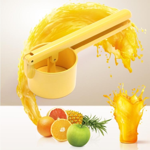 

Kitchen Aluminum Alloy Manual Juice Potato Mashing Mud Crusher Lemon Fruit Juicer