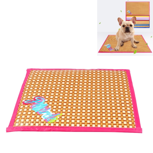 

Petcircle Pet Mat Summer Dog Cooling Pad Double-sided Four Seasons Mat, Size:XL(Pink)