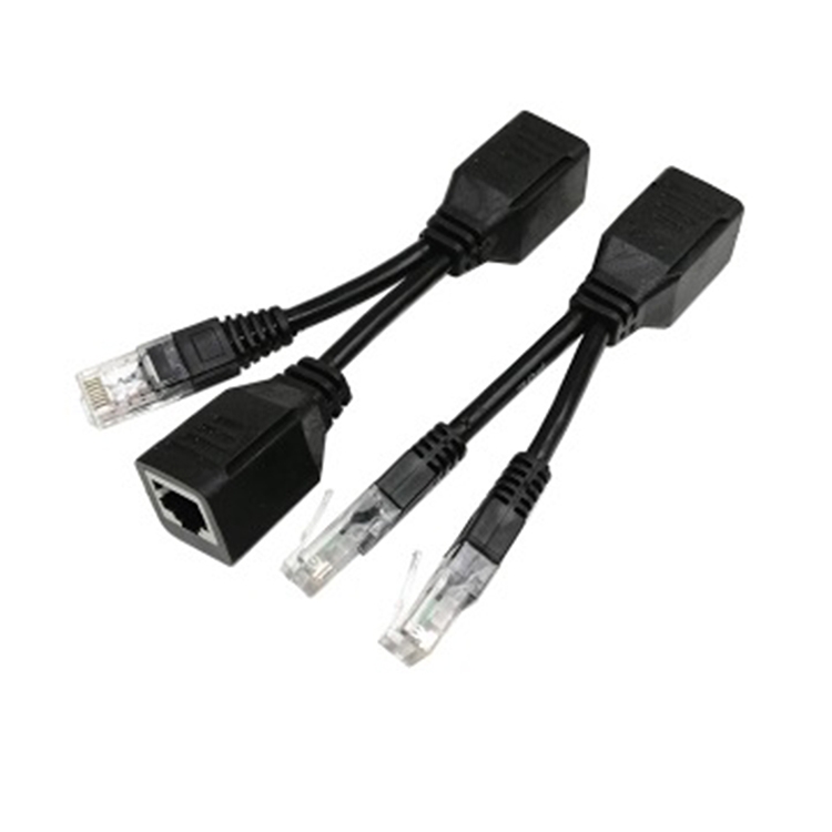 

2 Sets RJ45 Network Signal Splitter Upoe Separation Cable, Style:U-02 3 Crystal Heads + 1 Female