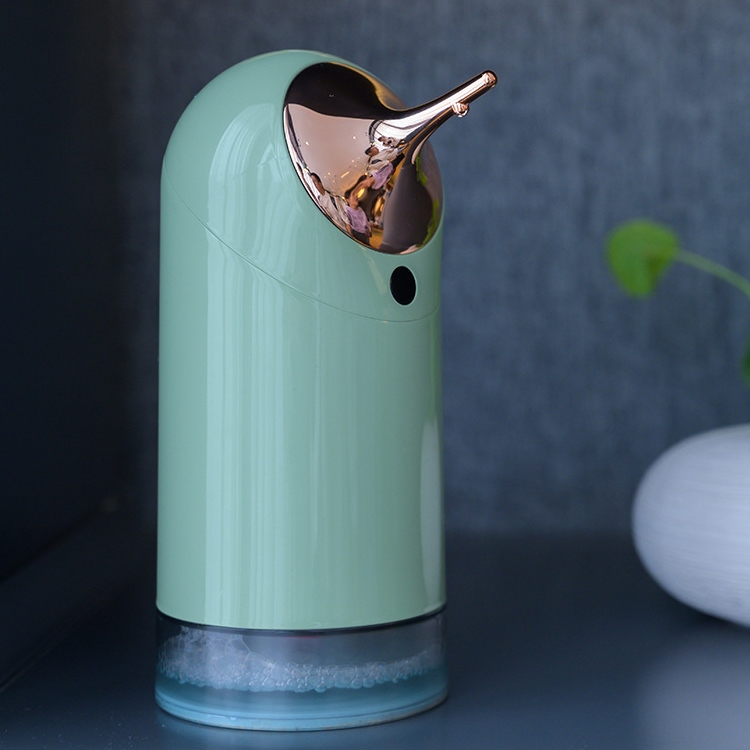 

Automatic Induction Foam Hand Washing Machine Desktop Anti-clogging Soap Dispenser(Pine Green + Rose GoldGrain)