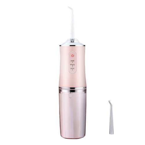 

6886 Dental Flusher Water Dental Floss Portable Household Teeth Oral Cleaning Dental Scaler, Band Width: Single Head(Pink)