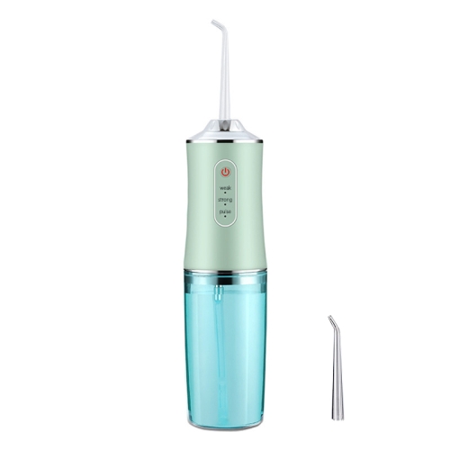 

6886 Dental Flusher Water Dental Floss Portable Household Teeth Oral Cleaning Dental Scaler, Band Width: Single Head(Green)