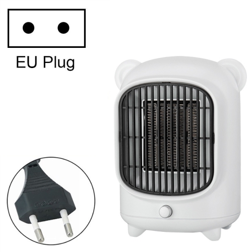 

HQ-YND-500 Desktop Mini PTC Heater With Quick Heat Silent Heater, Specification: EU Plug(White)