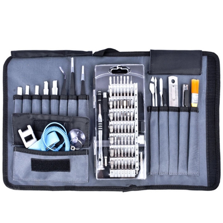 

Portable Cloth Bag Mobile Phone Disassembly Maintenance Tool Multi-function Combination Tool Screwdriver Set(Black)