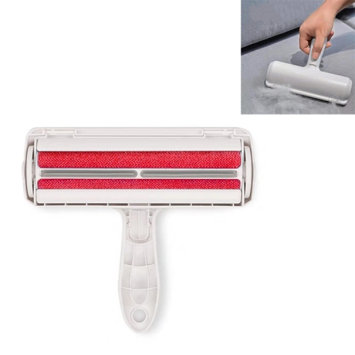 

Automatic Hair-removing Double-sided Brushing Device Bed Sheet Sofa Pet Hair Sticking Device(Red)