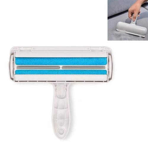 

Automatic Hair-removing Double-sided Brushing Device Bed Sheet Sofa Pet Hair Sticking Device(Blue)