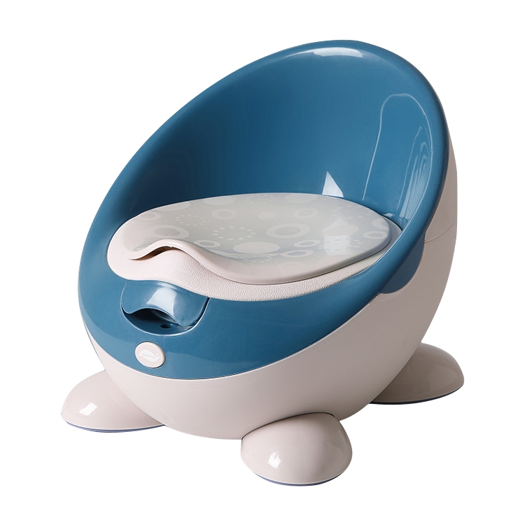 

Children Portable Toilet Infant Small Toilet Baby Boy Urinal, Style:PU cushion(Deep Ocean Blue)