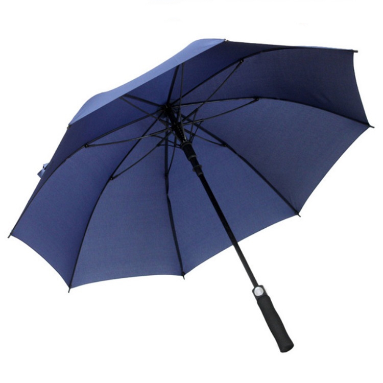 

Impact-proof Rainproof Oversized Golf Umbrella Business Straight Pole Umbrella, Color:Dark blue(70cm)