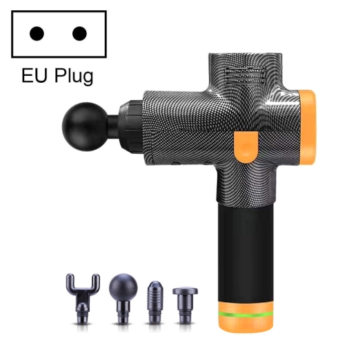 

MKY-006 Electric Button Fascia Instrument Fitness Recovery Home Massage Instrument, Plug Specifications: EU Plug(Carbon Fiber)