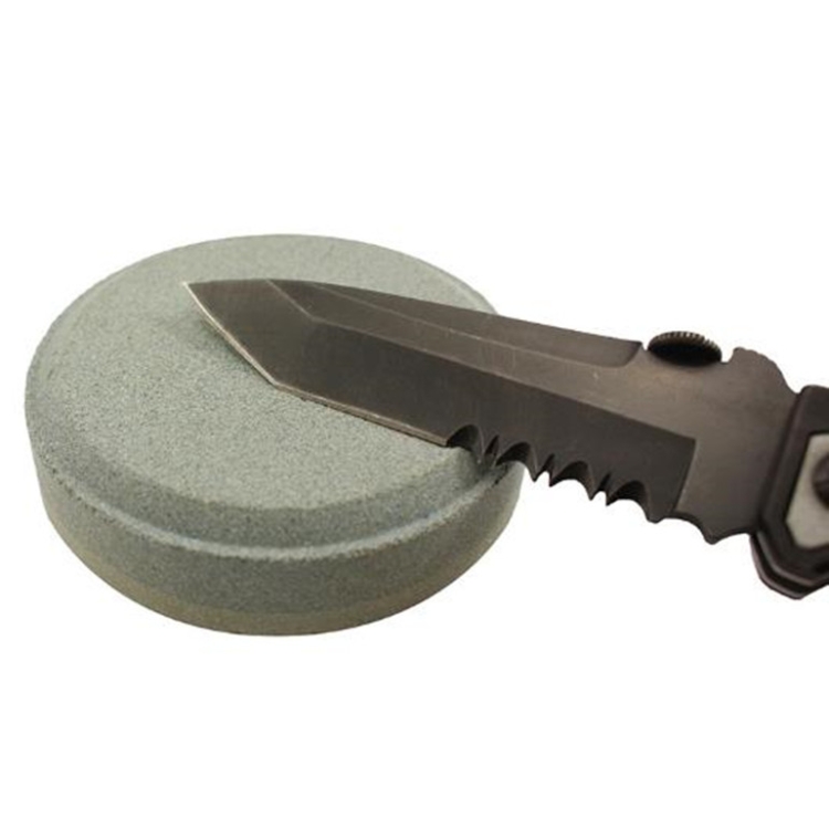 

2 PCS Double Sided Sharpening Stone Fast Sharpening Tool Household Sharpening Oilstone Outdoor Sharpener(7.5x2.5cm Round)