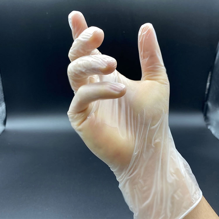 

100 PCS Of Disposable PVC Vinyl Transparent Plastic Protective Gloves, Size:M