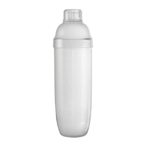 

3 PCS Shaker Cup PC Oz Cup Shaker With Scale Shaker Shaker Milk Teapot Juice Jug, Size:1000ml, Style:Ordinary Transparent