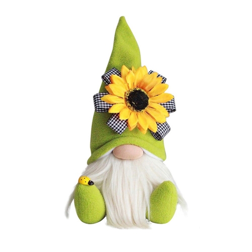 

Sunflower Faceless Doll Ornaments Green