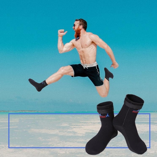 

DIVE & SAIL DS-002 3mm Diving Socks Beach Surfing Snorkeling Socks Keep Warm Swimming Socks, Size: XL (44-45 )(Black)