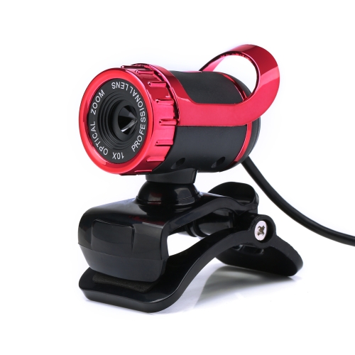 

HXSJ A859 480P Computer Network Course Camera Video USB Camera Built-in Sound-absorbing Microphone(Red)