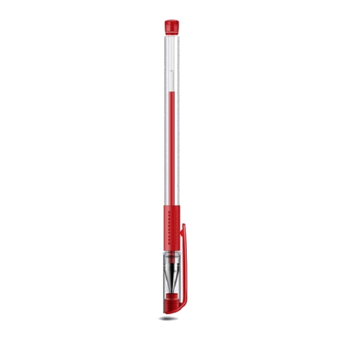 

24 PCS Deli 6600ES Gel Pen Student Office Stationery Water-based Pen Blue Black Red Pen Signature Pen(Red)