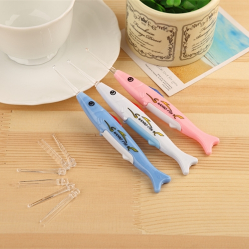 

10 PCS Cartoon Cute Animal Removable Clean Glow Ear Pick Spoon Random Colors