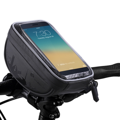 

WHEEL UP Anti-splashing Touch Screen Bicycle Mobile Phone Bag Mountain Bike Front Beam Bag Riding Handlebar Bag, Style:010 Chinese Elements