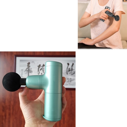 

Mini Muscle Relaxer Portable And Compact Physiotherapy Electric Massager, Style:US Plug(Mint Green)