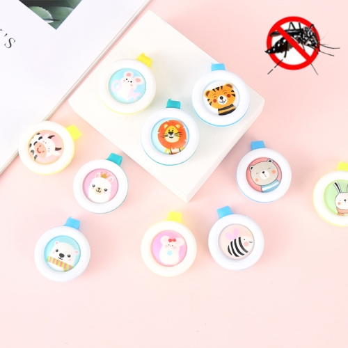 

40 PCS Cartoon Travel Outdoor Baby Mosquito Repellent Buckle, Random Color Delivery, Style: Animal Series