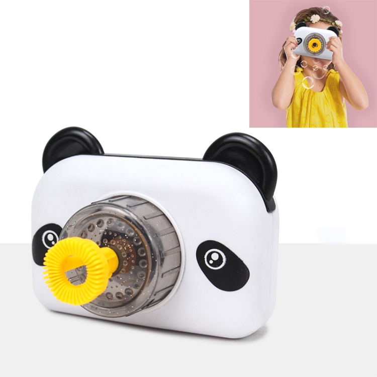 

3 PCS Little Bear Electric Bubble Camera Children Toy Bubble Machine(White)