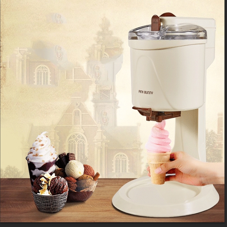 

Household Automatic Small Ice Cream Machine Children Fruit Cone Machine, Plug Type:欧规插头(Chocolate Color)