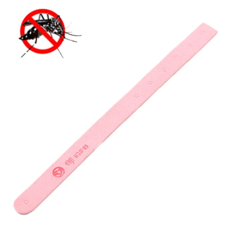 

10 PCS Summer Anti-mosquito Bracelet Super Fiber Outdoor Children Mosquito Repellent Bracelet(Pink)