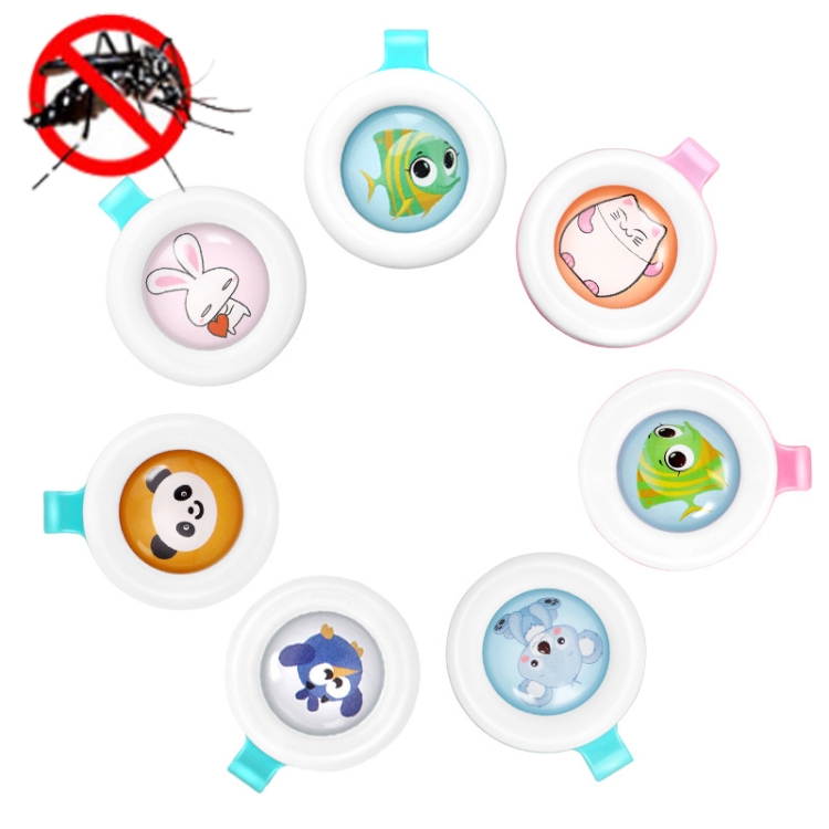

10 PCS Children Cartoon Mosquito Clip Outdoor Pregnant Woman Mosquito Repellent Buckle, Random Color Delivery