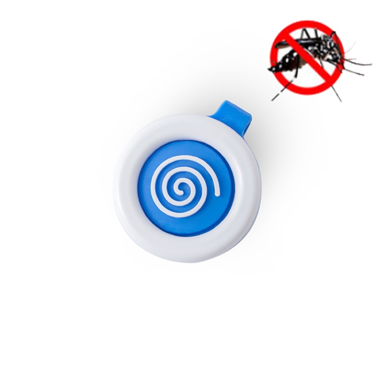 

10 PCS Children Cartoon Mosquito Repellent Buckle Three-dimensional Anti-mosquito Carry Buckle(Blue)