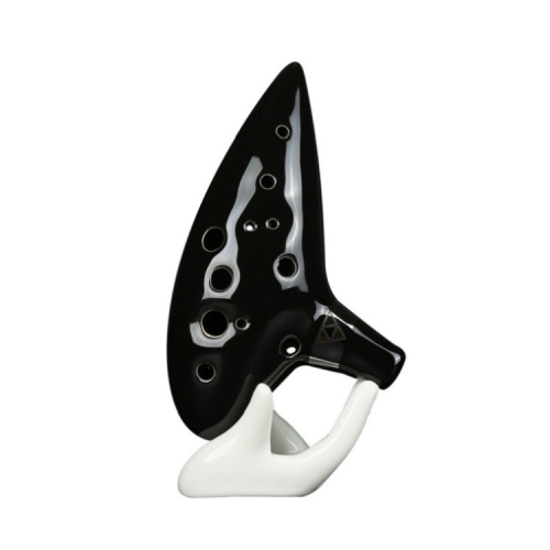 

12-hole 16-hole Zelda Alto C Ocarina Instrument(12 Holes Black)