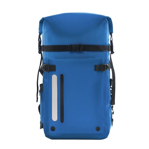 

30L Outdoor Waterproof Bag Beach Diving Equipment Wet And Dry Separation Bag PVC Waterproof Backpack(Royal Blue)