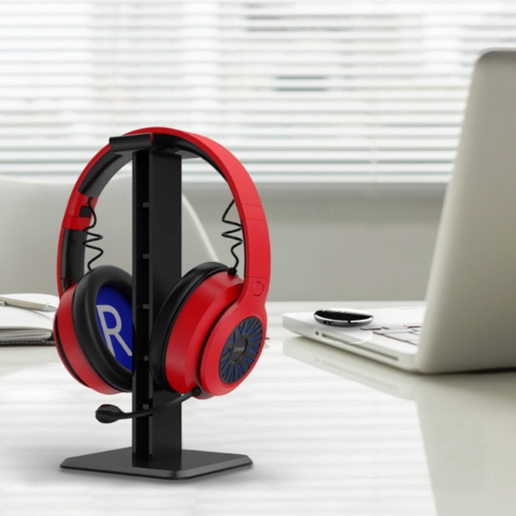 

2 PCS Headphone Desktop Stand Display Shelf(Black )