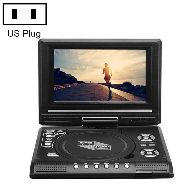 

7.8 inch Portable DVD with TV Player, Support SD / MMC Card / Game Function / USB Port(US Plug)