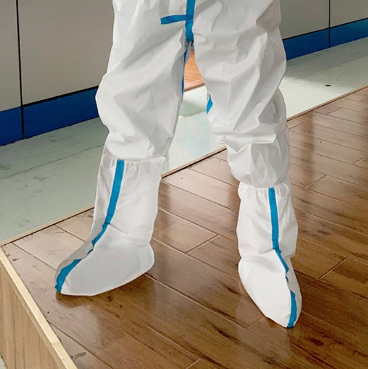 

2 PCS Disposable Shoe Cover Thick Waterproof Wear-resistant Shoe Cover